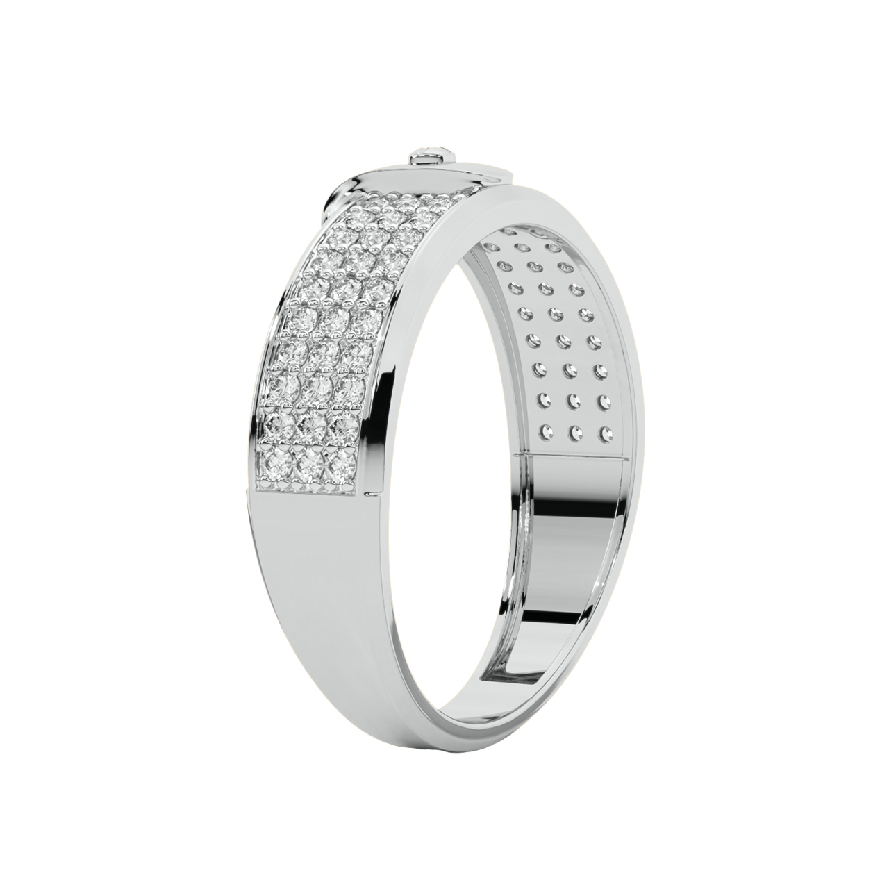 Ava Round Diamond Ring For Men